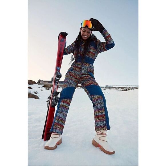 New FP Movement All Prepped Jacquard Ski Suit - Picture 1 of 10